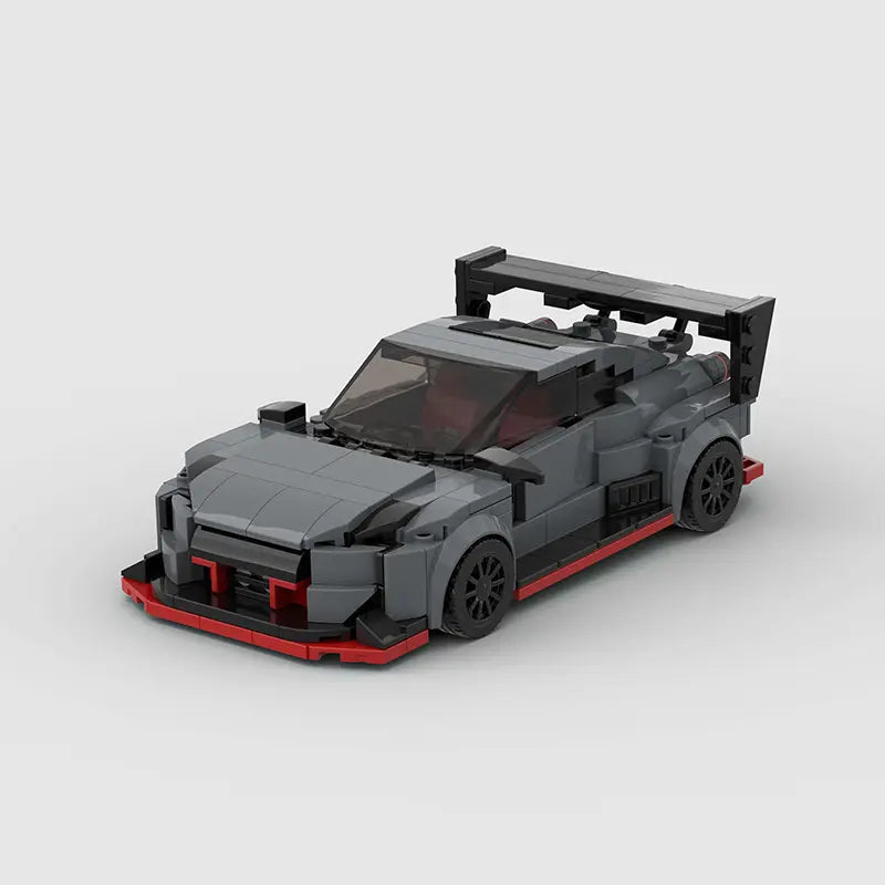 MOC Bricks GT-R R35 Speed City Car Champion Racer Classic Super car Building Blocks Racing Technique Creative Garage Kid Toys