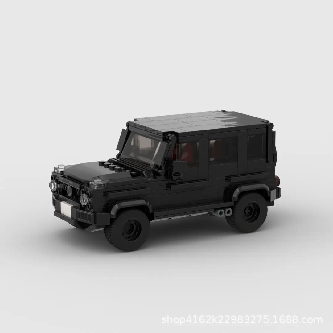 MOC Bricks Black G63 Vehicle Speed Racing Model Car Creative Garage DIY Building Blocks Set Toy for Kids