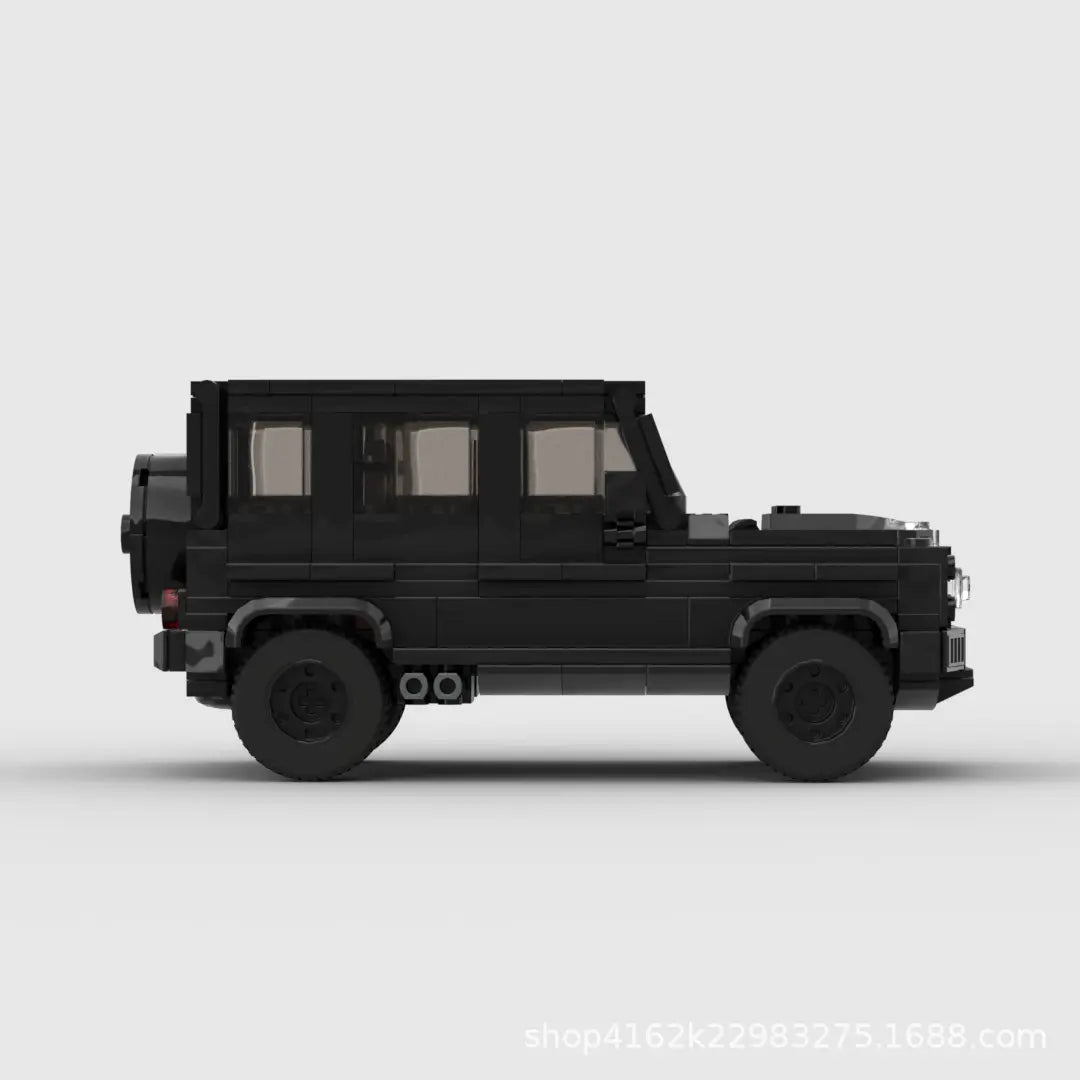 MOC Bricks Black G63 Vehicle Speed Racing Model Car Creative Garage DIY Building Blocks Set Toy for Kids
