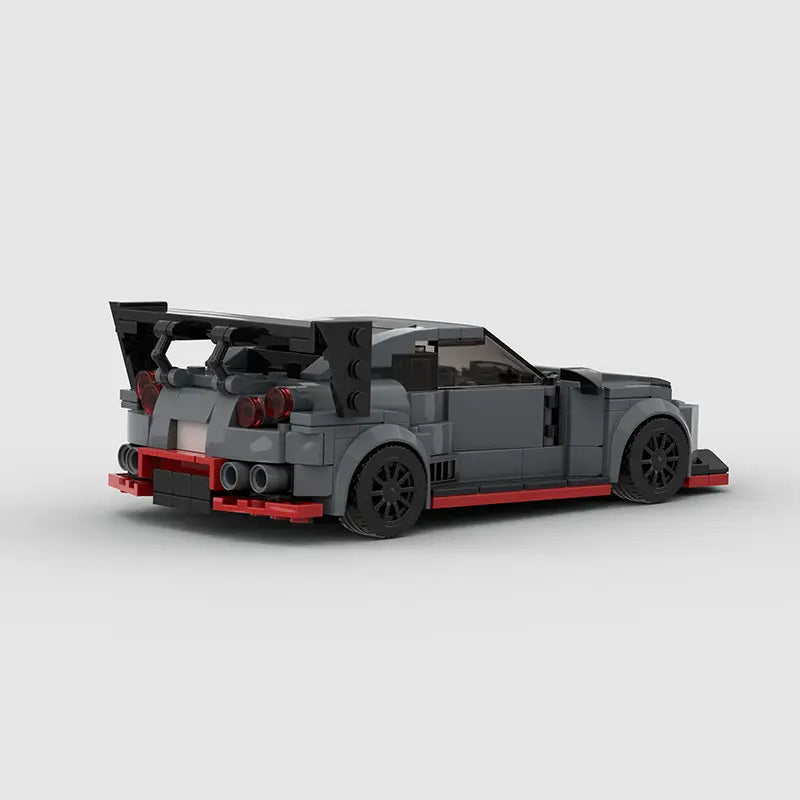 MOC Bricks GT-R R35 Speed City Car Champion Racer Classic Super car Building Blocks Racing Technique Creative Garage Kid Toys