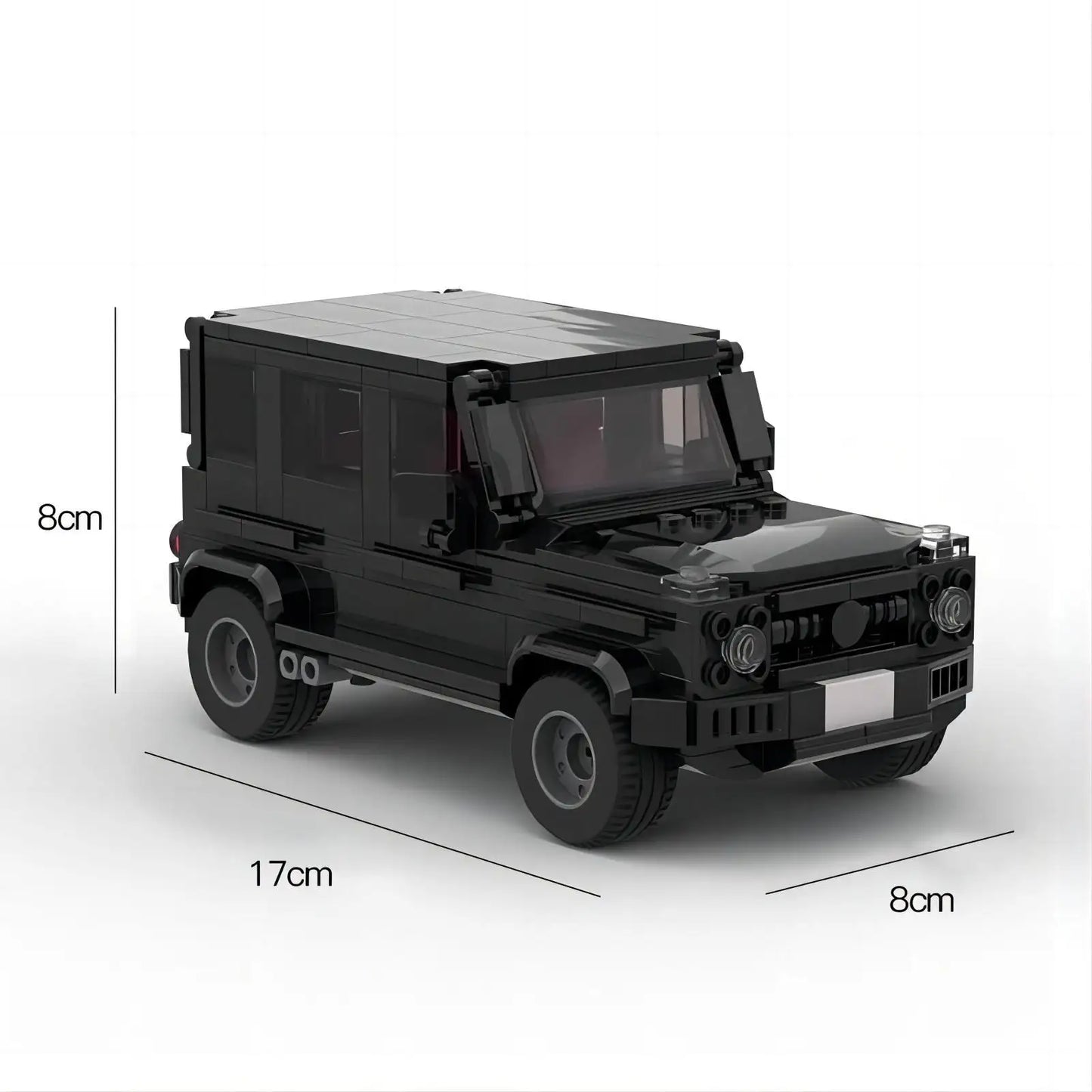 MOC Bricks Black G63 Vehicle Speed Racing Model Car Creative Garage DIY Building Blocks Set Toy for Kids