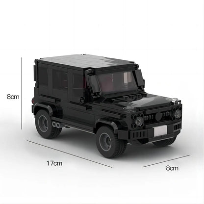MOC Bricks Black G63 Vehicle Speed Racing Model Car Creative Garage DIY Building Blocks Set Toy for Kids