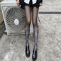 Elegant Retro Hollow Flower Jacquard Thin Pantyhose